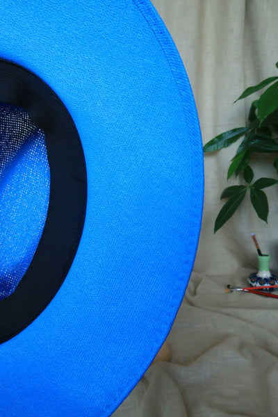 Azure Painted Fedora