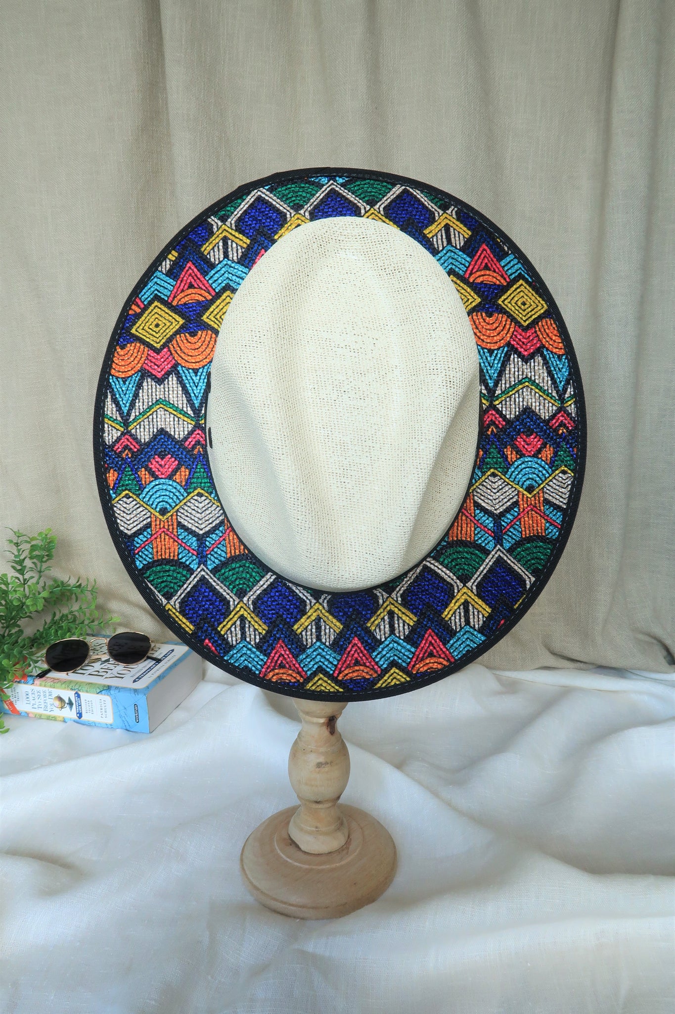 Black Multi-Color Fedora