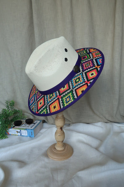 Purple Multi-Color Fedora