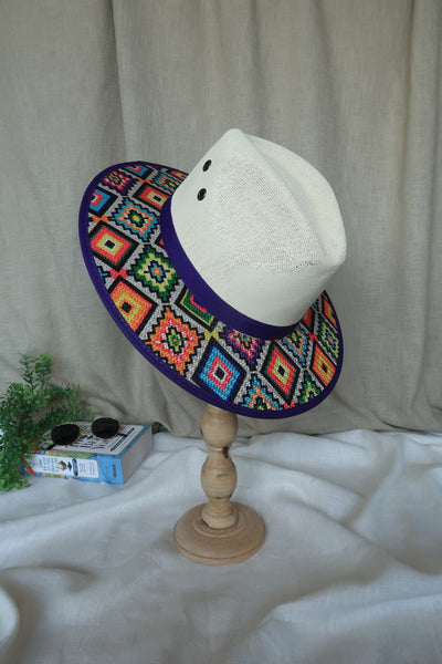 Purple Multi-Color Fedora
