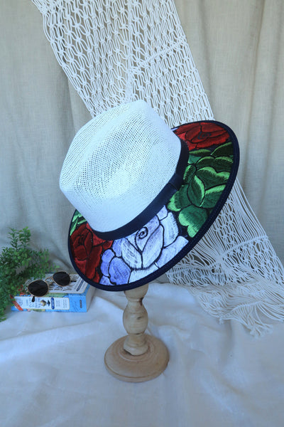 Navy Tri-Color Fedora