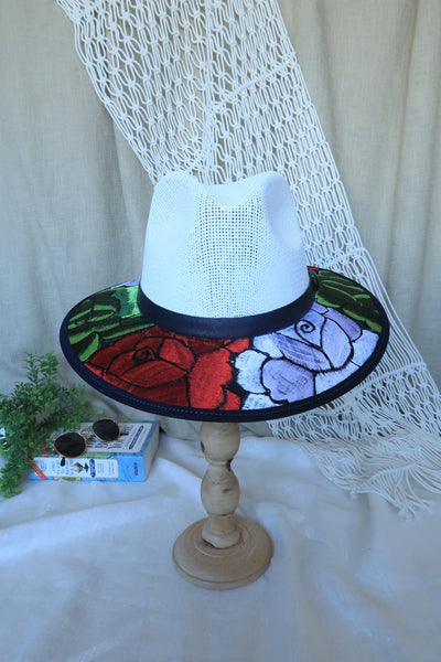 Navy Tri-Color Fedora